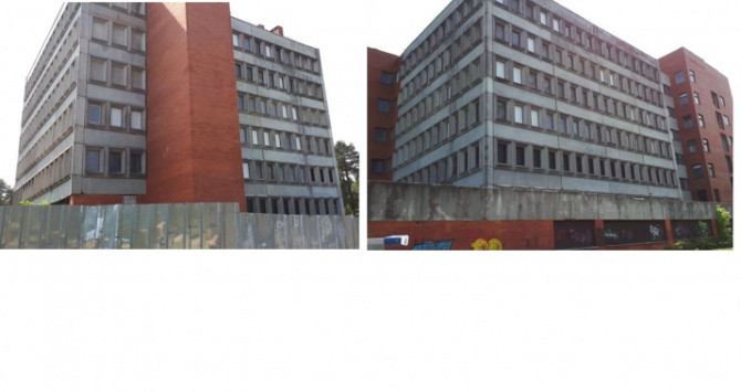 Property that needs to be renovated in Vecmilgravis.  The building for the use of hospital was built Рига - изображение 2