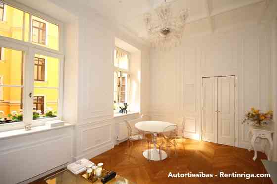 Сдаются в аренду эксклюзивная квартира  в районе посольств, уникальная Рига