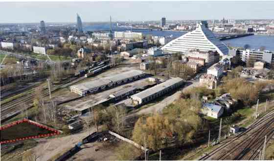 Предлагается земельный участок в долгосрочную аренду с хорошей транспортной Rīga