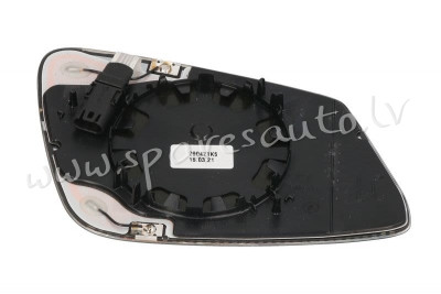 2025545M - 51167186587; 51167251583; 51167284999 heated, aspherical, chrome, 2 pin L - Spoguļa Stikl Rīga - foto 1