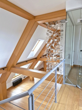 Эксклюзивная двухуровневая квартира с просторной частной террасой на крыше, Рига - изображение 9