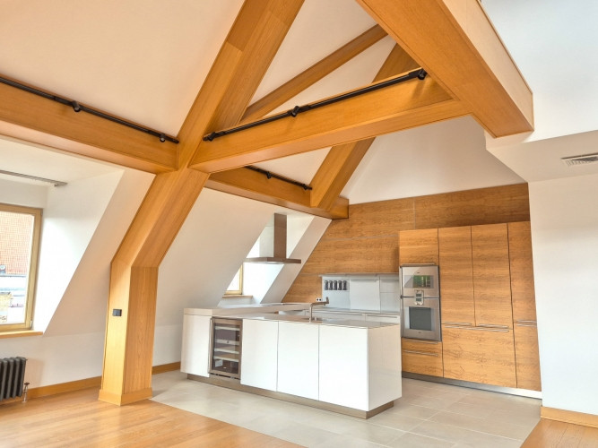 Эксклюзивная двухуровневая квартира с просторной частной террасой на крыше, Рига - изображение 3