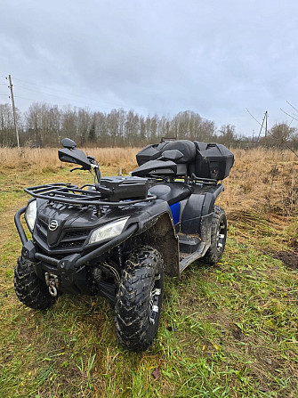 Продаю квадроцикл CFMOTO 520L. Стоит лебёдка, гидроусилитель, кофр, подогрев ручек, новый... Viļāni - foto 2