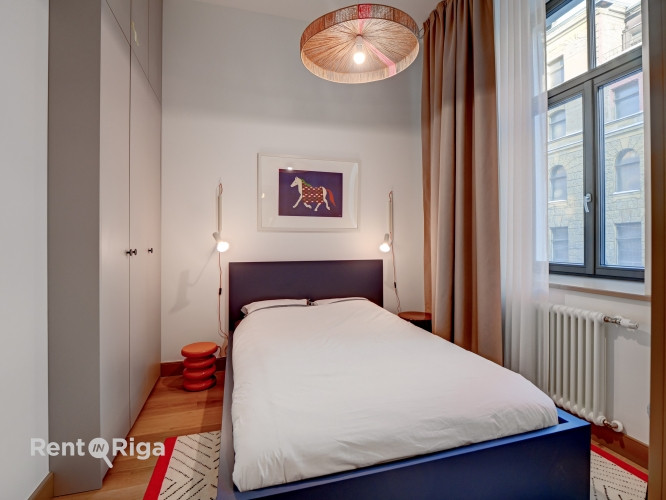 Stilīgs un moderns dzīvoklis Rīgas centrā.  Piedāvājumā ir elegants, dzīvoklis ar unikālu Rīga - foto 8