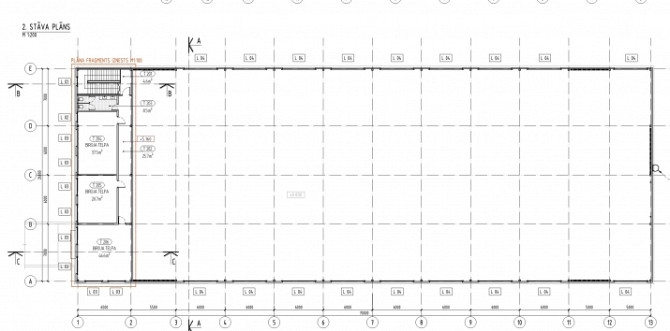 Jaunas noliktavas telpas Ziepniekkalnā. Pieejamas no 08.2026.  Divas identiskas, blakus izvietotas Rīga - foto 8