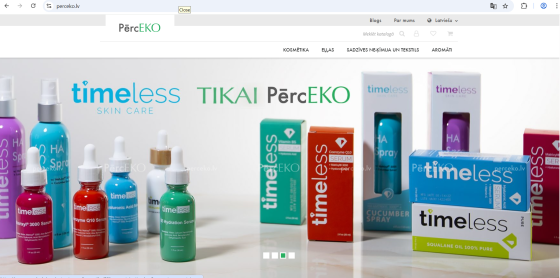 Pārdodam interneta veikalu Perceko - ģimenei un videi draudzīgs kosmētikas un mājas kopšanas... Рига