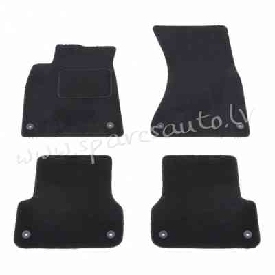 13E1-DWK - melna krāsa - Velūra Paklāji - UNSORTED VELOUR MATS Rīga