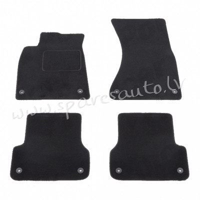 13E1-DWK - melna krāsa - Velūra Paklāji - UNSORTED VELOUR MATS Рига - изображение 1