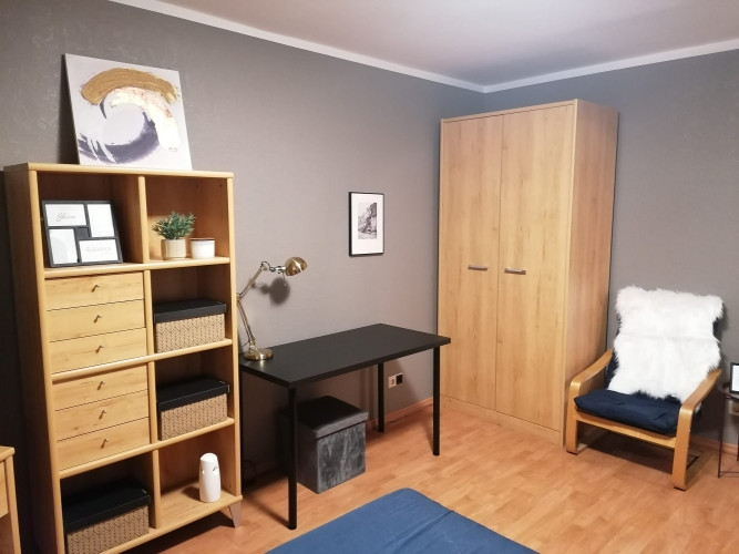 Izīrē 1-istabas dzīvokli Šampēterī, Irlavas ielā 26  Ilgtermiņā tiek izīrēts mājīgs un Rīga - foto 3