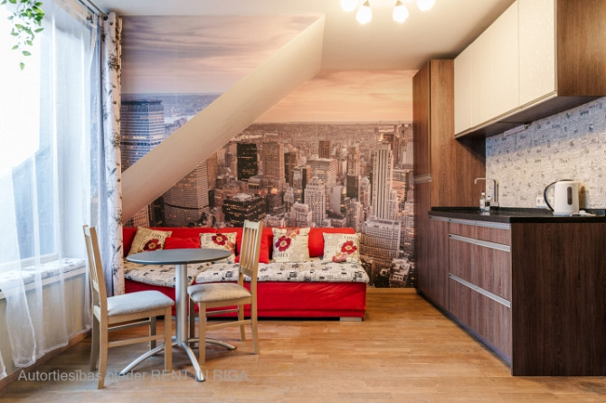 Сдаётся современная 1-комнатная квартира с террасой в центре Риги  Сдаётся Рига - изображение 5