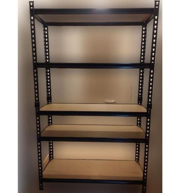 Ļoti izturīga metāla plauktu konstrukcija. Plauktu konstrukcijas slodzes izturība ir vairāk par 1... Rīga - foto 5