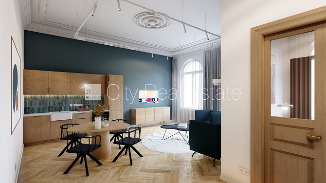 Фасадный дом, реновированный дом, фасад с декоративной штукатуркой, закрытый Рига - изображение 2