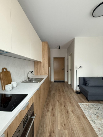 Ilgtermiņa īrei pieejams studio tipa dzīvoklis.  Pārdomāts dzīvokļa plānojums, kas sastāv Rīga - foto 1