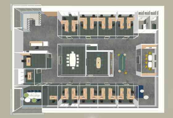 Предлагаются офисные помещения на весь 2-й этаж для компаний с готовым проектом. Рига
