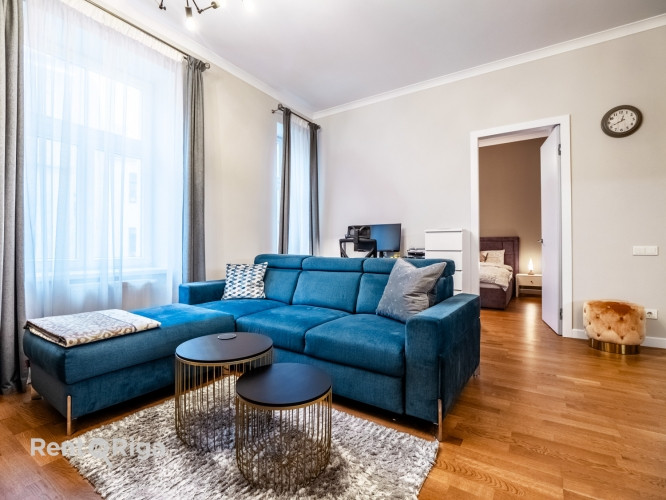 Элегантная 2-комнатная квартира в отреставрированном доме в центре Риги! Рига - изображение 4