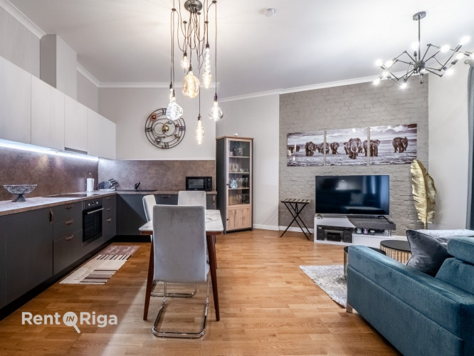 Элегантная 2-комнатная квартира в отреставрированном доме в центре Риги! Рига - изображение 5
