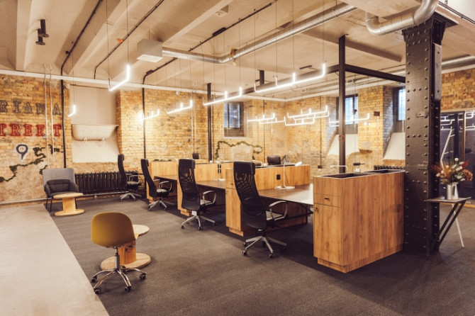 Iznomā aprīkotas un pilnībā mēbelētas loft tipa biroja telpas Rīgas centrā, Šarlotes ielā Rīga - foto 1