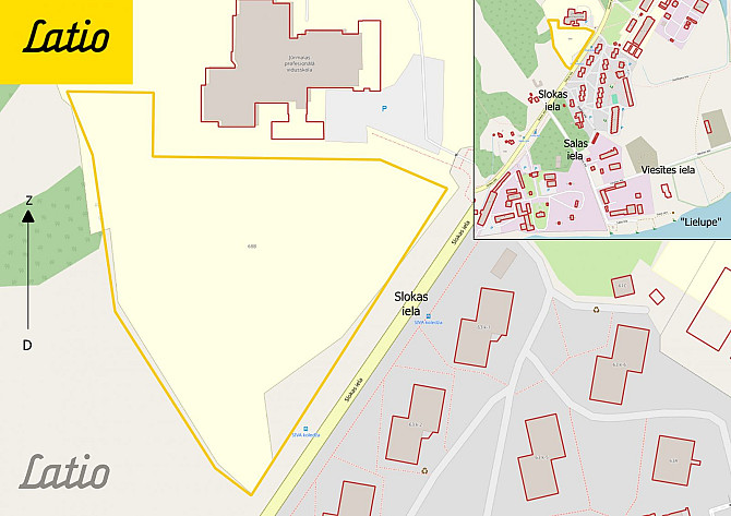 Pārdod  ļoti perspektīvu komerczemi Jūrmalā blakus Sociālās integrācijas Valsts aģentūrai.
Zemes gab Юрмала - изображение 2