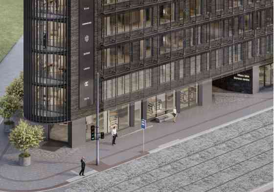 Торговые помещения на пересечении улиц Миера и Бривибас.  Новый девелоперский Rīga