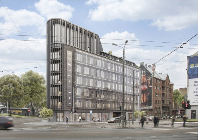 Tirdzniecības telpas Miera ielas un Brīvības ielas krustojumā - jaunceltnē Miera ielā 1. Rīga - foto 3