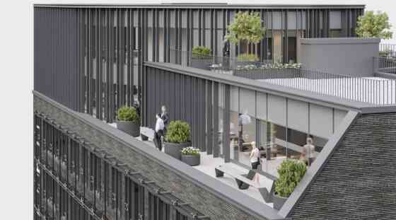 Торговые помещения на пересечении улиц Миера и Бривибас.  Новый девелоперский Rīga