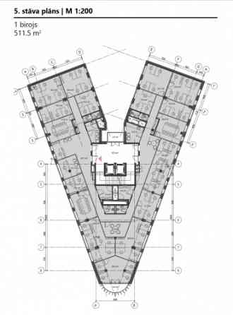 Офисные помещения на пересечении улиц Miera и Brīvības  в новом проекте по адресу Miera iela Rīga