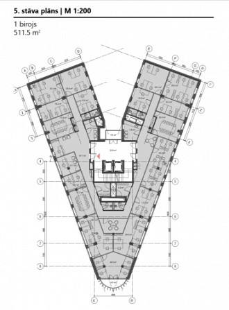 Biroja telpas Miera un Brīvības ielas krustojumā  jaunajā projektā, Miera ielā 1  Telpas būs Rīga - foto 2