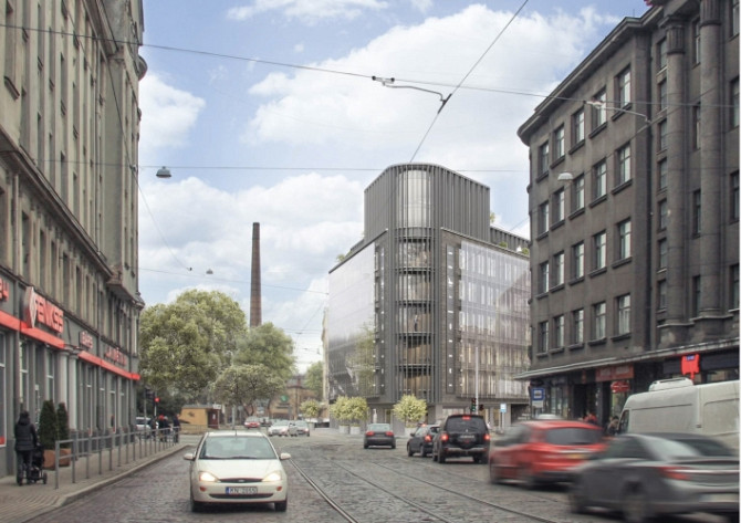 Biroja telpas Miera un Brīvības ielas krustojumā  jaunajā projektā, Miera ielā 1  Telpas būs Rīga - foto 6