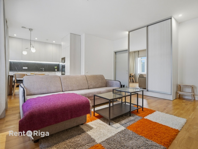 Dzīvoklis ar skatu uz Jauno Rīgas teātri!  Piedāvājumā elegants un pilnībā gatavs Rīga - foto 8