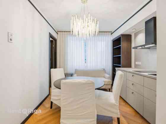 В Межапарксе сдается стильная и уютная двухкомнатная квартира. Интерьер Rīga