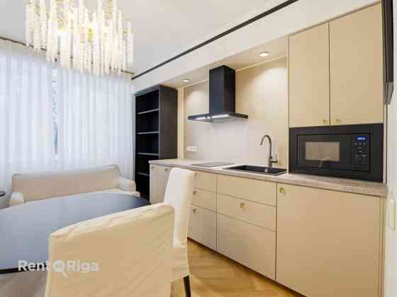 В Межапарксе сдается стильная и уютная двухкомнатная квартира. Интерьер Rīga