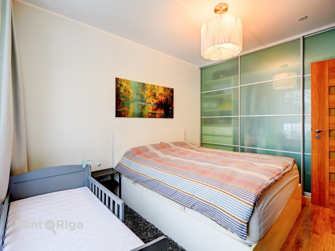 Izīrē 2-istabu dzīvokli jaunajā projektā, kas atrodas Ēbelmuižas parkā!  Īres cenā Rīga - foto 18