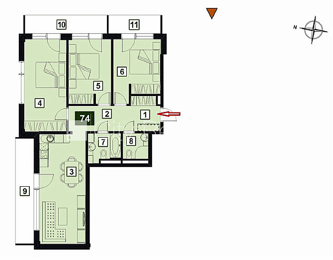 Земля в собственности, новостройка, дом во дворе, благоустроенная озеленённая Юрмала - изображение 9