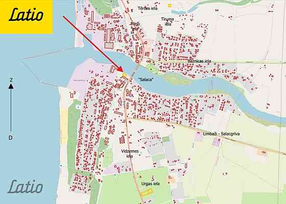 Pārdod zemes gabalu Salacgrīvā pie Salacas upes, 500 m no jūras!
Adrese: Rīgas iela 2a, Salacgrīva,  Саласпилс