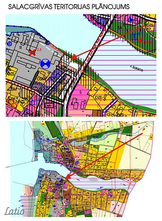 Pārdod zemes gabalu Salacgrīvā pie Salacas upes, 500 m no jūras!
Adrese: Rīgas iela 2a, Salacgrīva,  Саласпилс - изображение 3