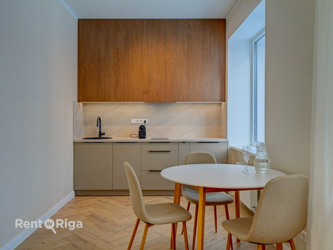 Izīrē 2-istabu dzīvokli renovētā ēkā!  Lauvas 7 ir viens no elegantākajiem renovētajiem Rīga - foto 12