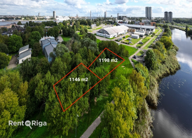 Apbūves zemes gabals Ķīpsalā pie Zunda kanāla.  Piedāvājumā zemes gabals Rīgā, Ķīpsalā  teritorijā s Рига - изображение 2