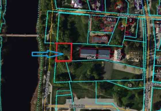 Продаётся земельный участок в престижной Ķīpsala!  Земельный участок под застройку! Рига
