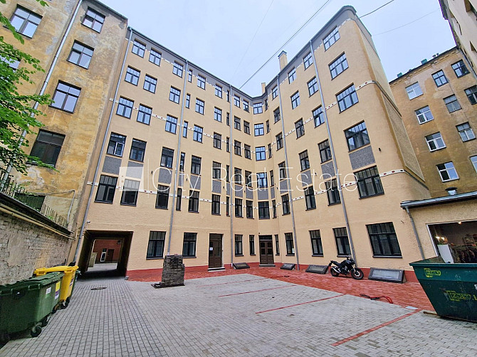 Projekts - Matīsa 38, fasādes māja, renovēta māja, labiekārtots apzaļumots pagalms, slēgts Rīga - foto 17