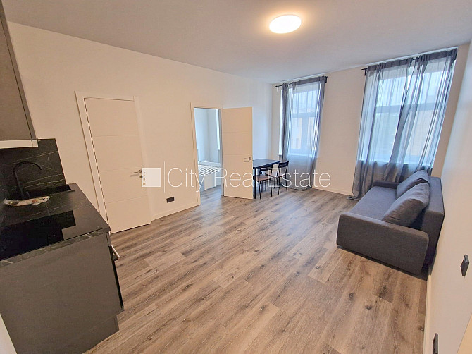 Projekts - Matīsa 38, pagalma ēka, renovēta māja, labiekārtots apzaļumots pagalms, slēgts Rīga - foto 2