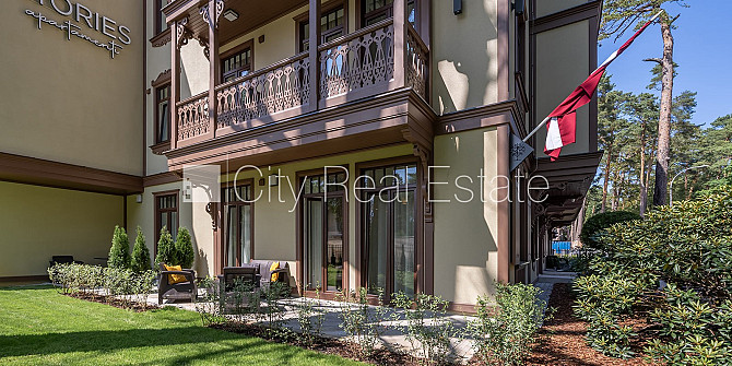 Новостройка, фасадный дом, благоустроенный озеленённый двор, подземная стоянка, Юрмала - изображение 14