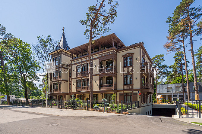 Новостройка, фасадный дом, благоустроенный озеленённый двор, подземная стоянка, Юрмала - изображение 16