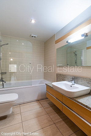 Projekts - Panorama Plaza, jaunceltne, labiekārtota apzaļumota teritorija, pagalmā bērnu Rīga - foto 18