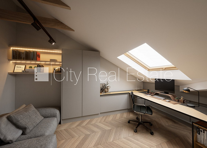 Проект - Kalpaka Residence, фасадный дом, закрытый двор, вход с улицы, мансарда, лифт, Рига - изображение 4