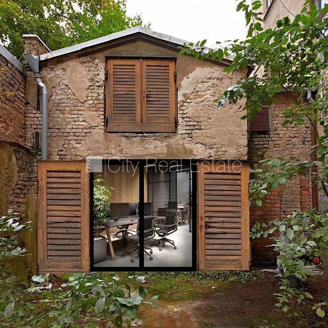 Ieeja no pagalma, gāzes apkure, vairāki sanitārie mezgli, A klases biroju telpas, Rīga - foto 11