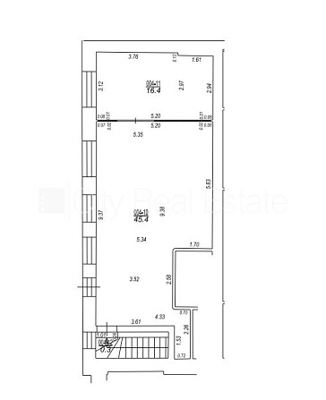 Ieeja no pagalma, gāzes apkure, vairāki sanitārie mezgli, A klases biroju telpas, Rīga - foto 16