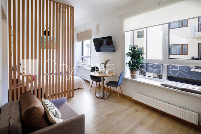 Jaunceltne, slēgts pagalms, studio tipa, virtuve apvienota ar istabu, apkures skaitītāji, Rīga - foto 4