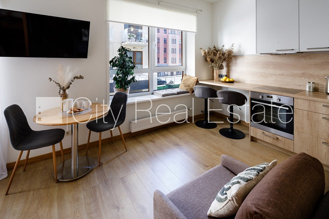 Jaunceltne, slēgts pagalms, studio tipa, virtuve apvienota ar istabu, apkures skaitītāji, Rīga - foto 6