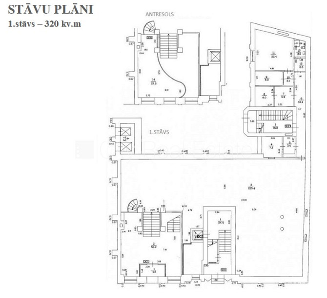 Фасадный дом, реставрированный дом, охраняемая территория, вход с улицы, лифт, Рига - изображение 13