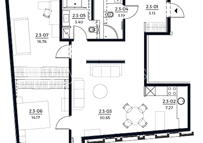 Jaunceltne, labiekārtota apzaļumota teritorija, bruģēts piebraucamais ceļš, garāža vienai Rīga - foto 18